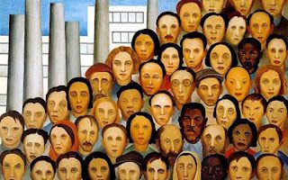 Operários, obra de Tarsila do Amaral de 1933.